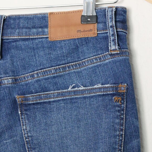 Madewell 10" High-Rise Skinny Jeans Drop-Hem Edition Women's 26 Button Fly $135 - Picture 15 of 16